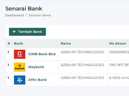 sistem invois bayar manual