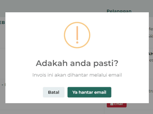 sistem invois mudah